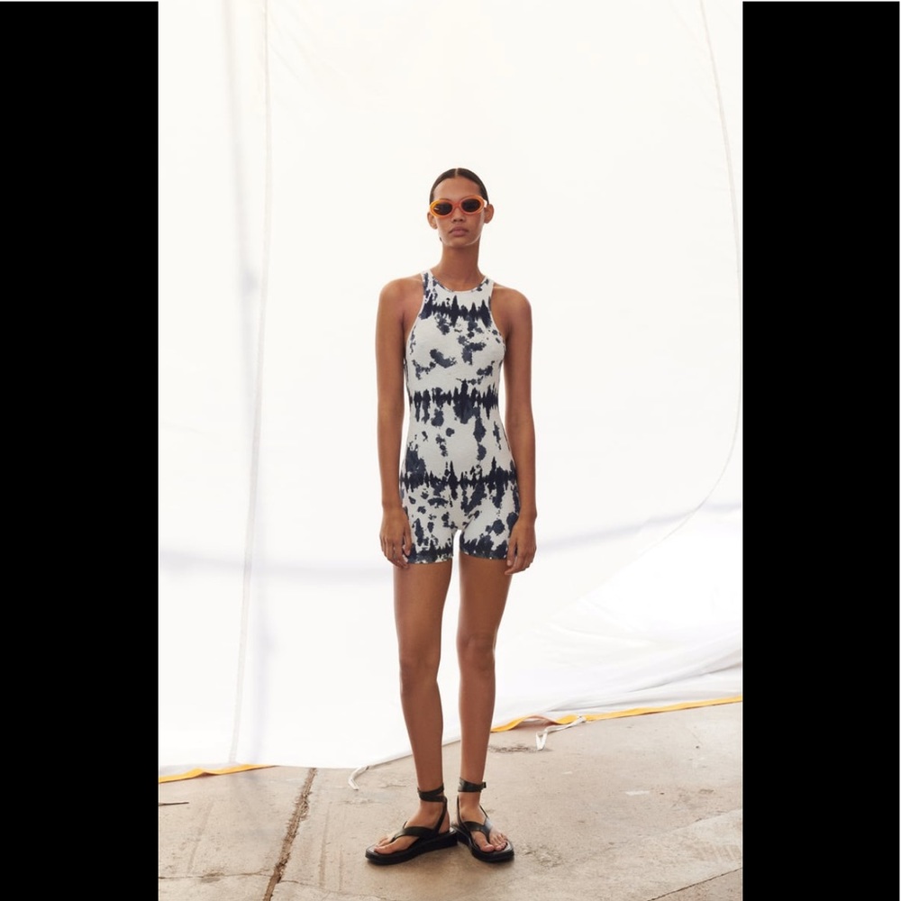 Zara tie dye jumpsuit